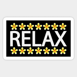 Relax vibes typography design Magnet